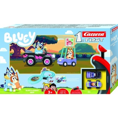 Circuito carreras Bluey & Bingo Race Bluey