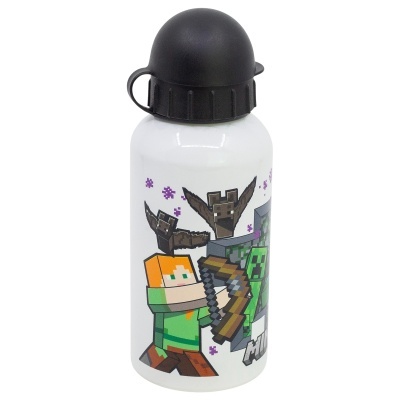 Garrafa / Cantil de aluminio Minecraft -400 ml