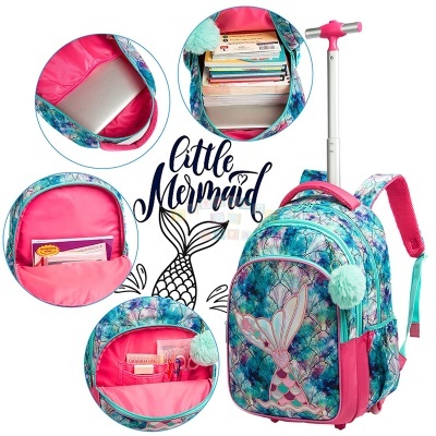 Conjunto Trolley Escolar Little Mermaid
