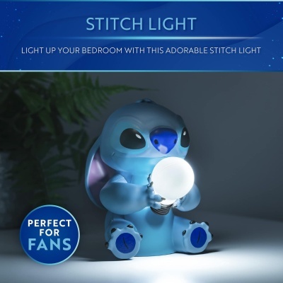 Candeeiro 3D Stitch - luz de presença