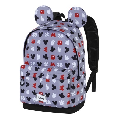Mochila Escolar Grey Mickey Disney 41cm