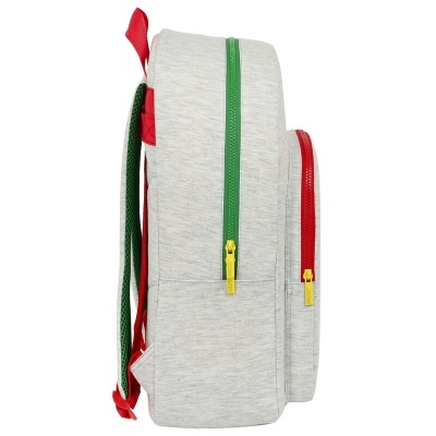 Mochila Escolar POP Benetton 46cm adaptável