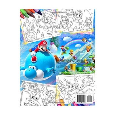 Livro de pintar Super Mário