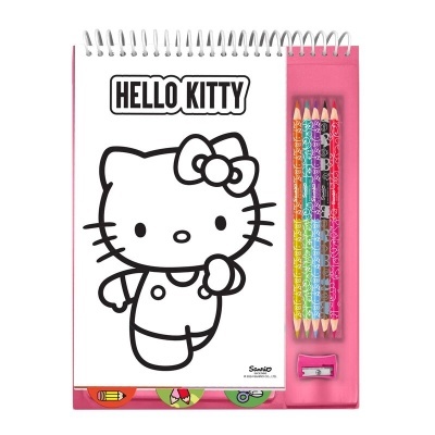 Conjunto de lápis para colorir Hello Kitty