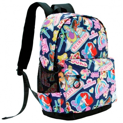 Mochila Fearless Princesas Disney adaptable 45cm