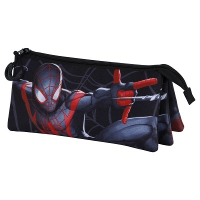 Porta-lápis Miles Spiderman Marvel triplo