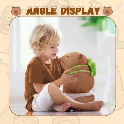 Peluche Capivara com mochila 30 cm