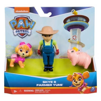 Blister 2 figuras Skye Hero Pup Patrulha Pata Paw Patrol