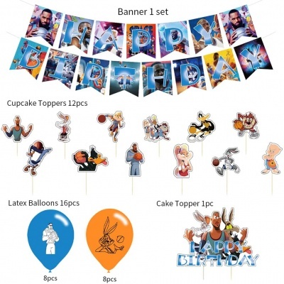 Kit aniversário Space Jam - Looney Tunes