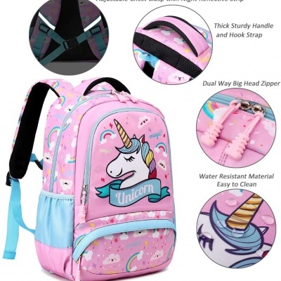 Pack Escolar Unicórnio rainbow