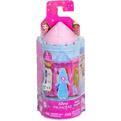 Boneca Mini Torre surpresa Princesas Disney - aleatório