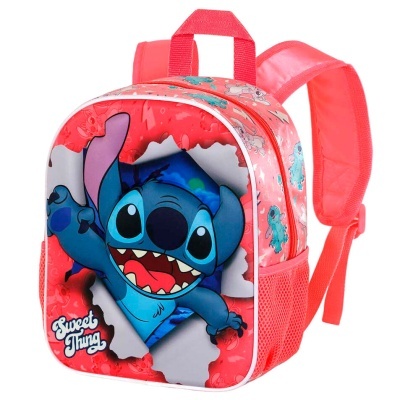 Mochila 3D Pré-Escolar Thing Stitch Disney 31cm