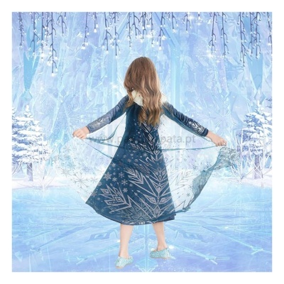 Fato Frozen Princesa com acessórios