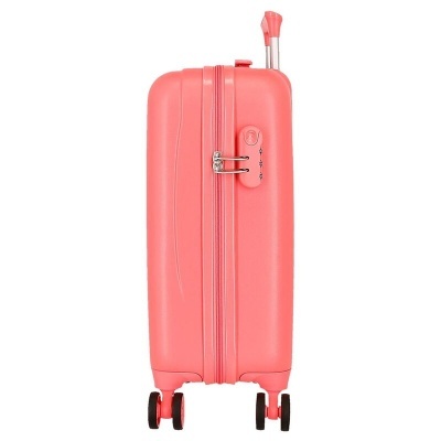 Mala de viagem trolley ABS Cuddle Me Coral Stitch Disney 50cm