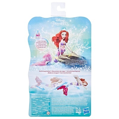Boneca Brilho Real Ariel Pequena Sereia Disney