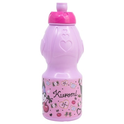 Garrafa Sport Kuromi Hello Kitty 400 ml