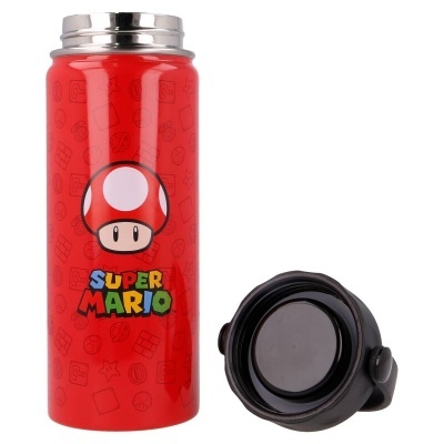 Garrafa termo aço inox Super Mario Bros Nintendo 530 ml