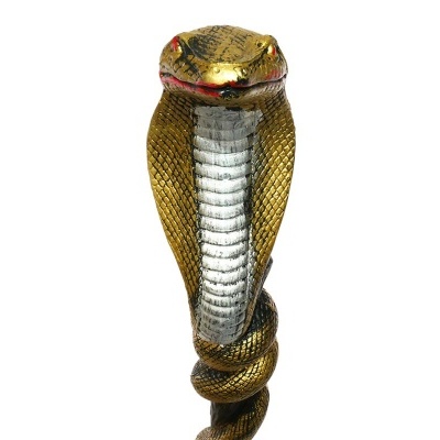 Cetro Egípcio Cobra Dourada 69 cm