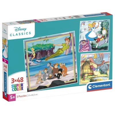 Puzzle Classics Disney 3x48pcs