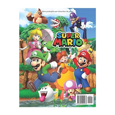 Livro de pintar Super Mário