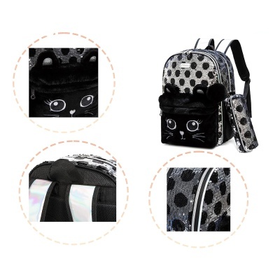 Conjunto Escolar Gatinha Preta