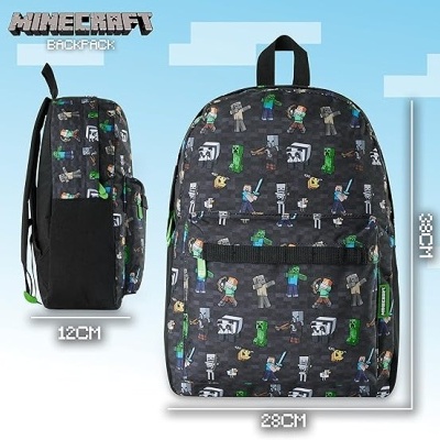 Mochila escolar Minecraft 38 cm