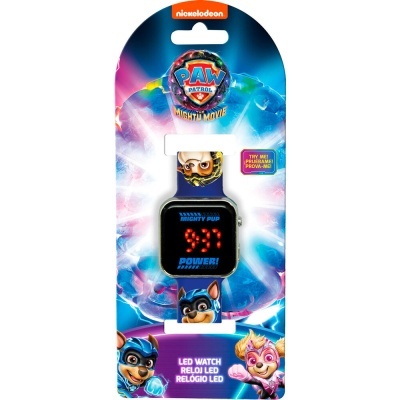 Relógio led digital Mighty Movie Patrulha Pata Paw Patrol