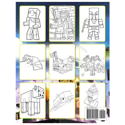 Livro de pintar Minecraft