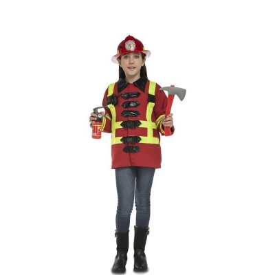 Fato de bombeiro com acessórios para crianças