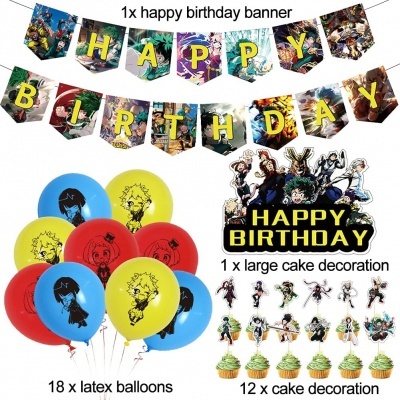 Kit aniversário My Hero Academia