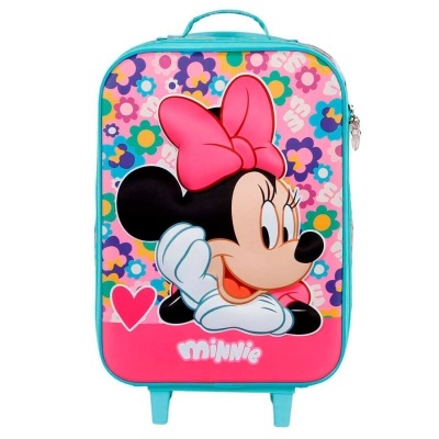 Mala trolley de viagem 3D Heart Minnie Disney