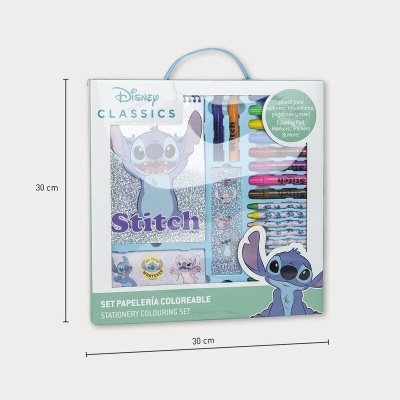 Stitch - Set Papelaria de Pintar