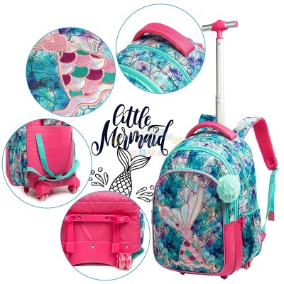 Conjunto Trolley Escolar Little Mermaid