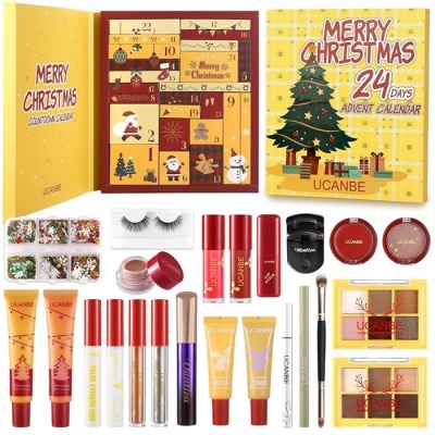 Calendário de advento maquiagem beleza