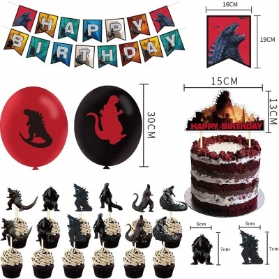 Kit aniversário Dinossauros Godzilla