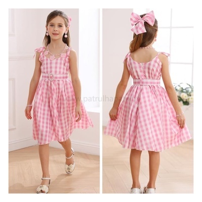 Vestido Barbie o Filme com acessórios