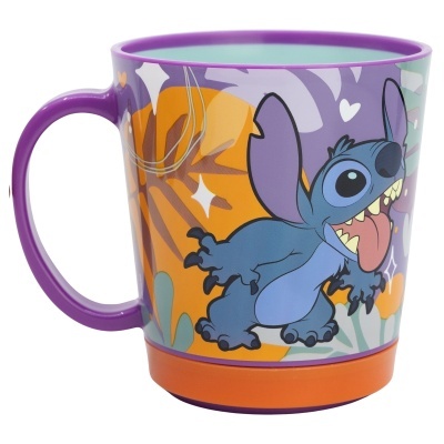 Caneca 410 ML STITCH ALOHA anti-derrapante
