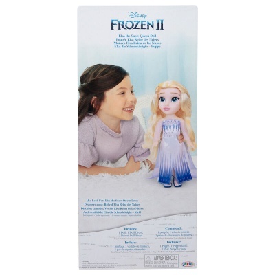 Boneca Elsa Rainha das Neves Frozen 2 Disney 38cm