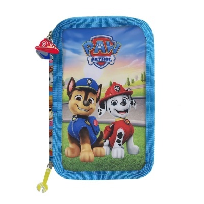 Estojo com material Duty Patrulha Pata Paw Patrol triplo