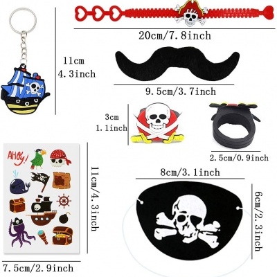 Lembranças aniversário - brinquedos piratas