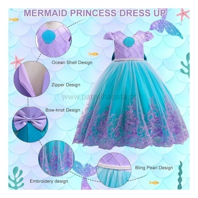 Fato Sereia com acessórios + acessórios