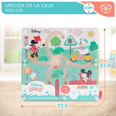 Labirinto magnético de madeira Baby Disney woomax