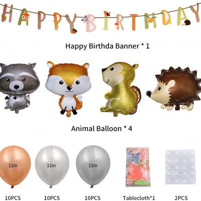 Kit aniversário Animais Selva