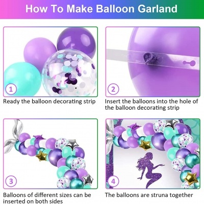 Balões de aniversário Sereia