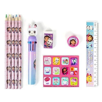 Set de papelaria A Casa de Bonecas da Gabby