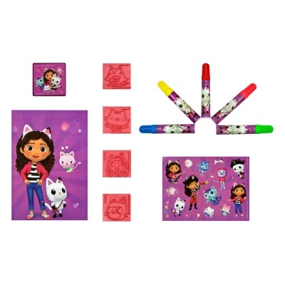 Conjunto de carimbos da Gabby's Dollhouse