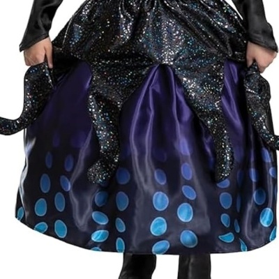 Fato Úrsula Ariel Pequena Sereia oficial da Disney