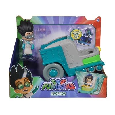 PJ Masks - Figura Romeo com veículo