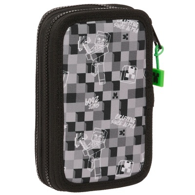 Estojo com material Minecraft 28pzs duplo