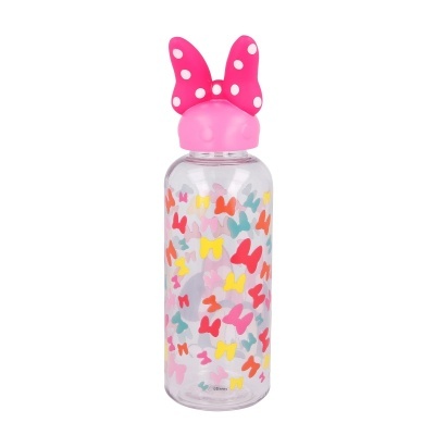 Garrafa de Plástico Figura Minnie 3D de 560 ml